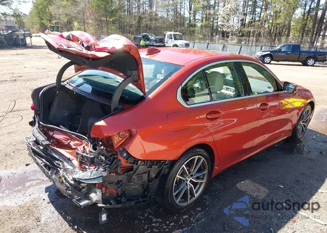 2022 BMW 330I из США, поврежденный, VIN 3MW5R1J08N8C43243